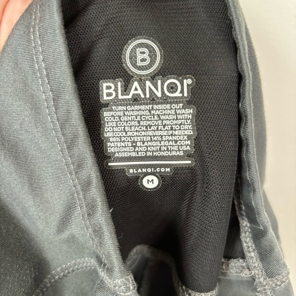 Blanqi Gray Athletic Style Leggings Size M - Picture 2 of 7